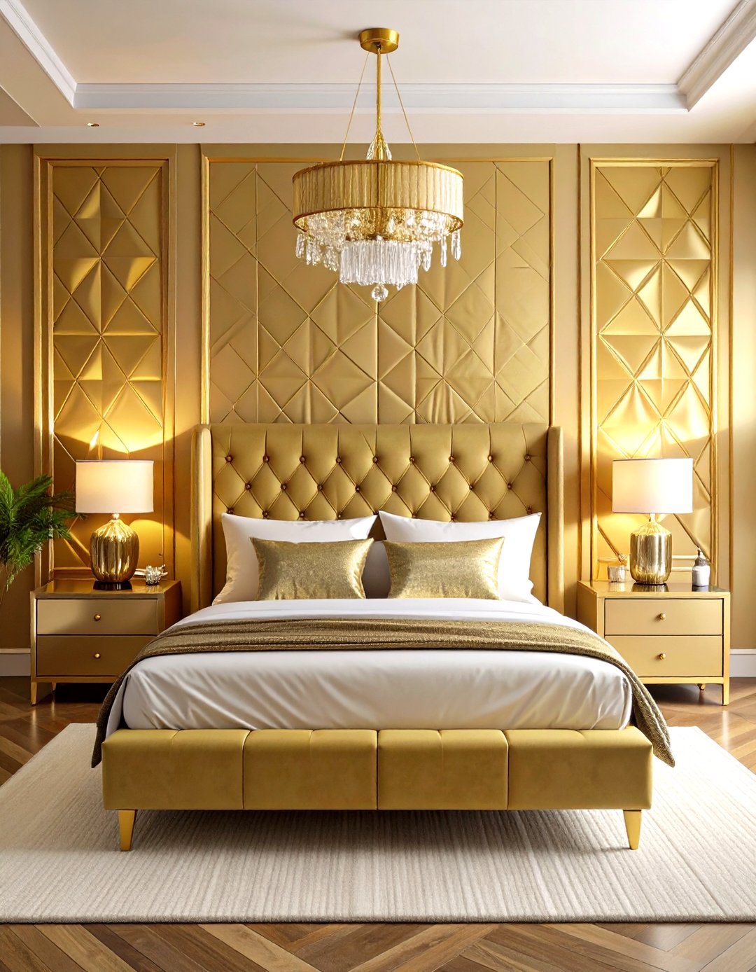 24 Gold Bedroom Ideas: Chic Setups for Cozy Sleep Now - Too Much Time