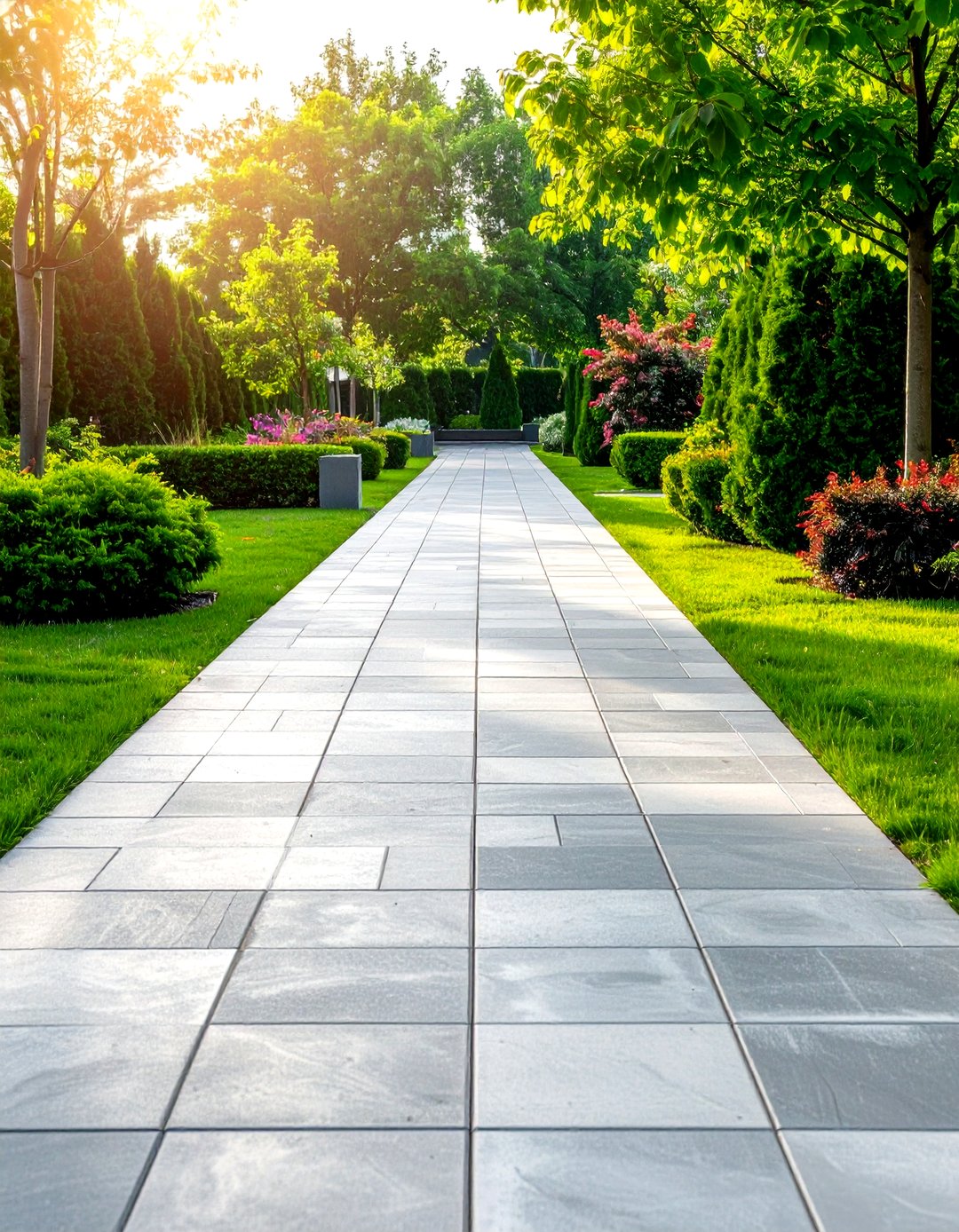 24 Grey Paver Walkway Ideas: Stylish Paths for Curb Appeal - Too Much Time