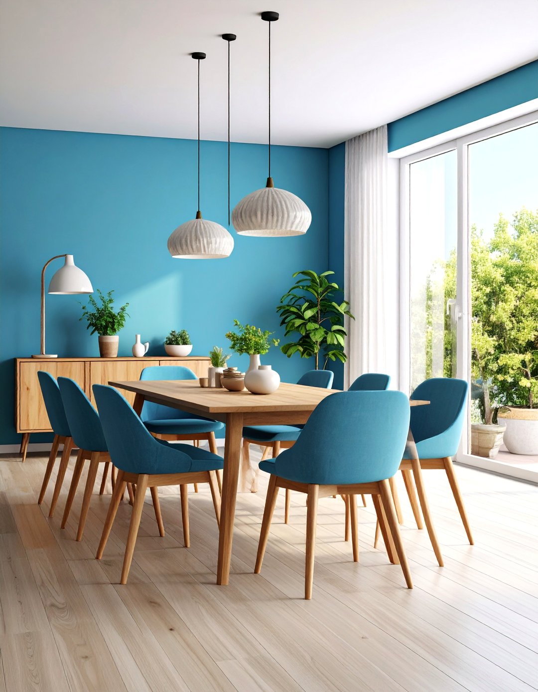 24 Blue Dining Room Ideas to Refresh Your Dining Area. - Too Much Time