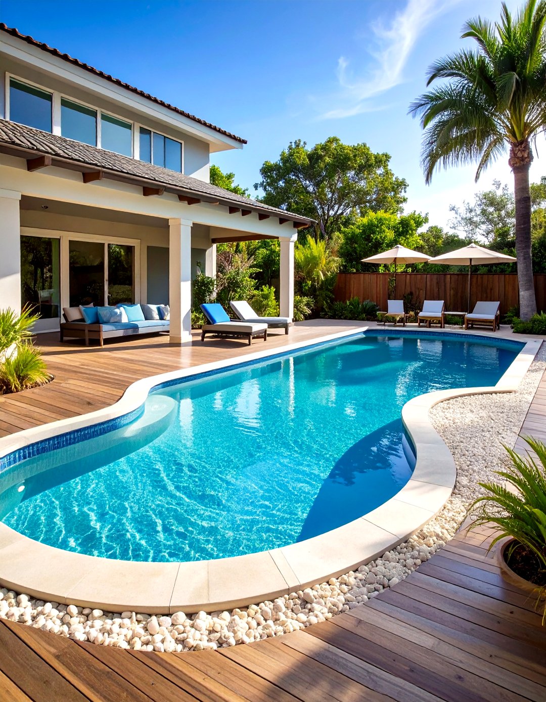 24 Lagoon Pool Ideas for Resort Style Backyard Oasis - Too Much Time