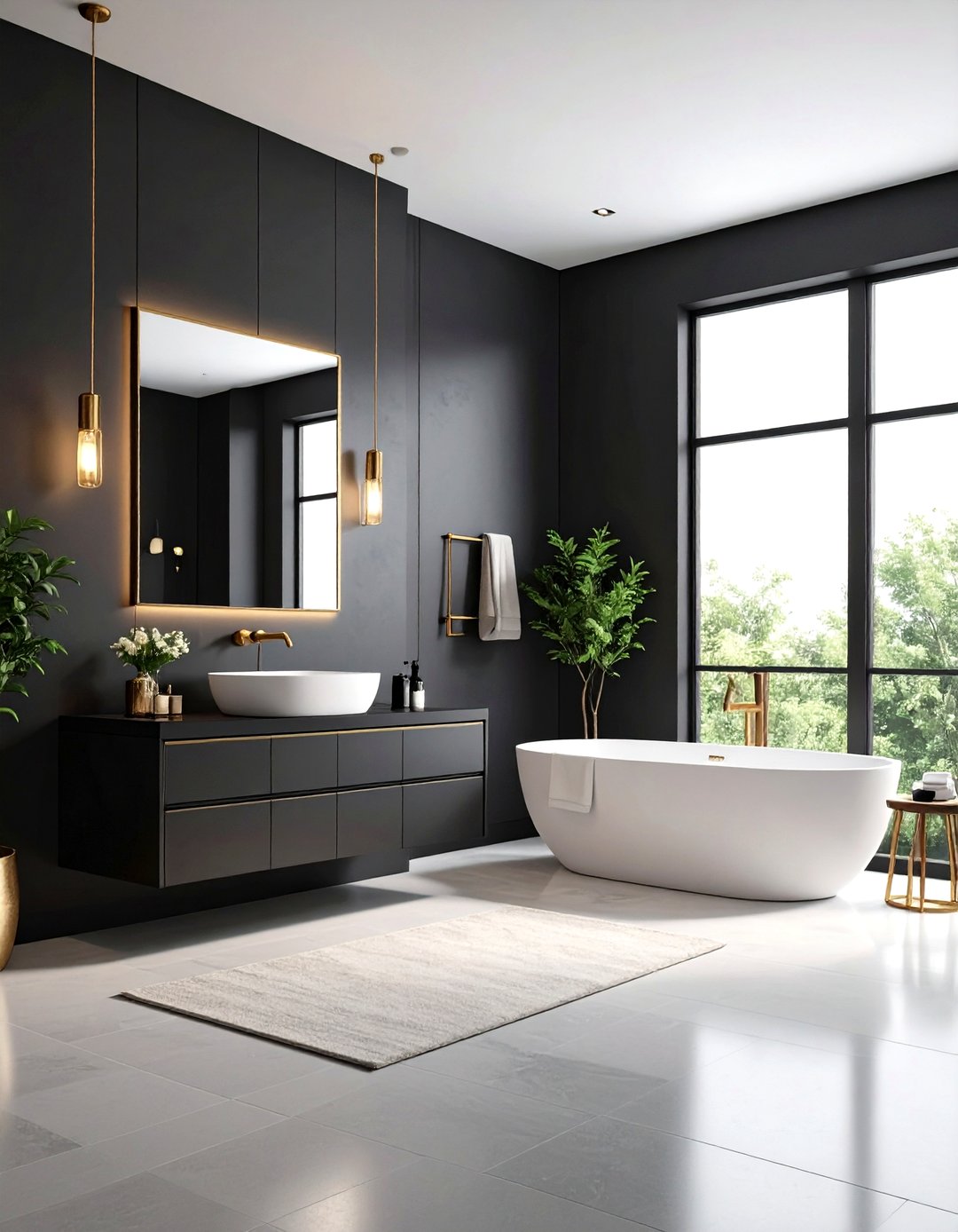 24 Black and White Powder Room Ideas for Chic Baths - Too Much Time