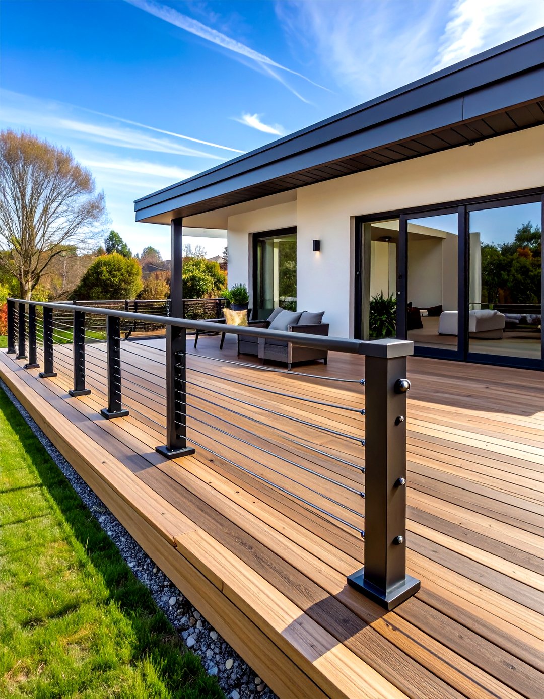 24 Black Deck Railing Ideas to Elevate Outdoor Spaces - Too Much Time