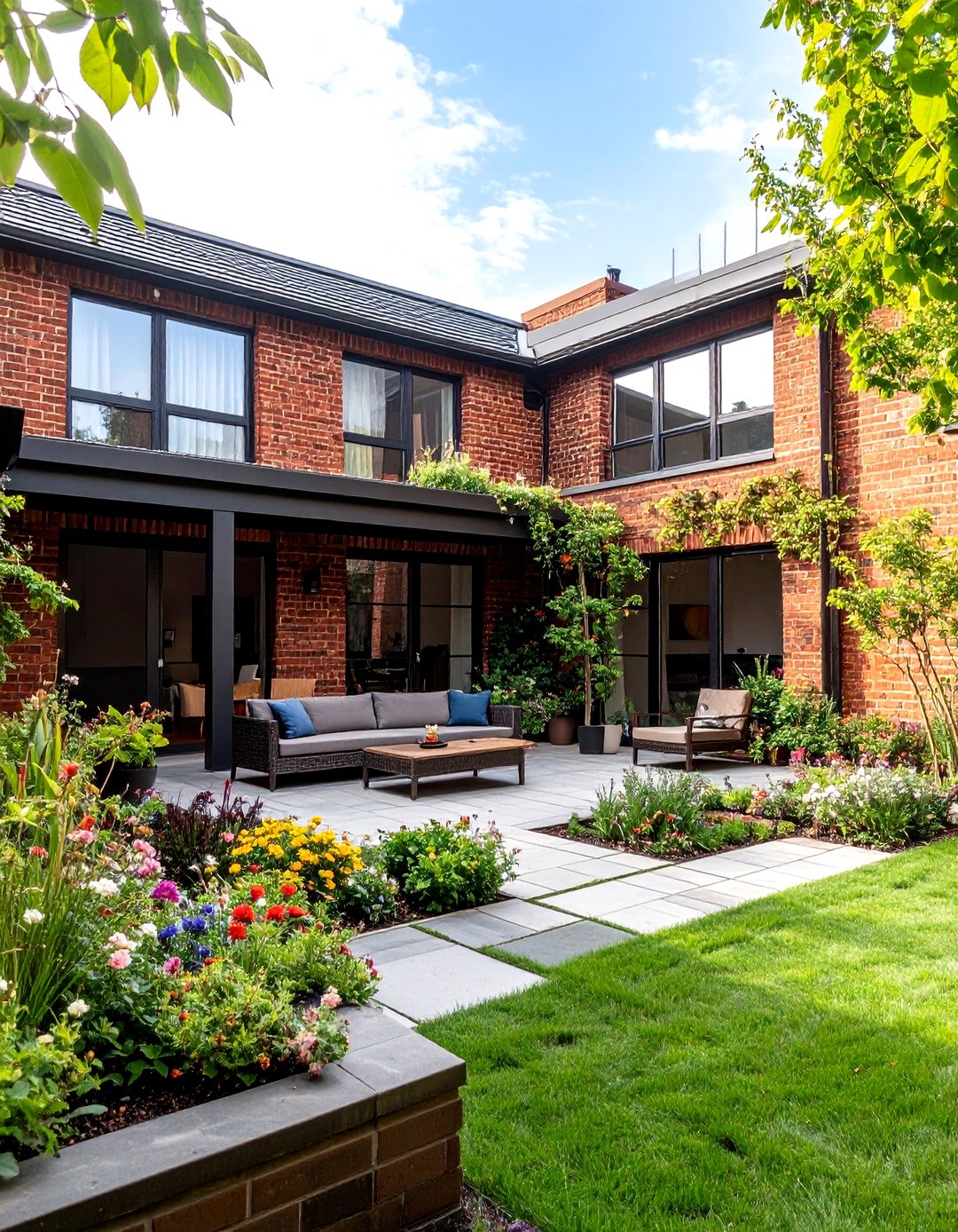 24 Black Brick House Exteriors for Bold Curb Appeal - Too Much Time