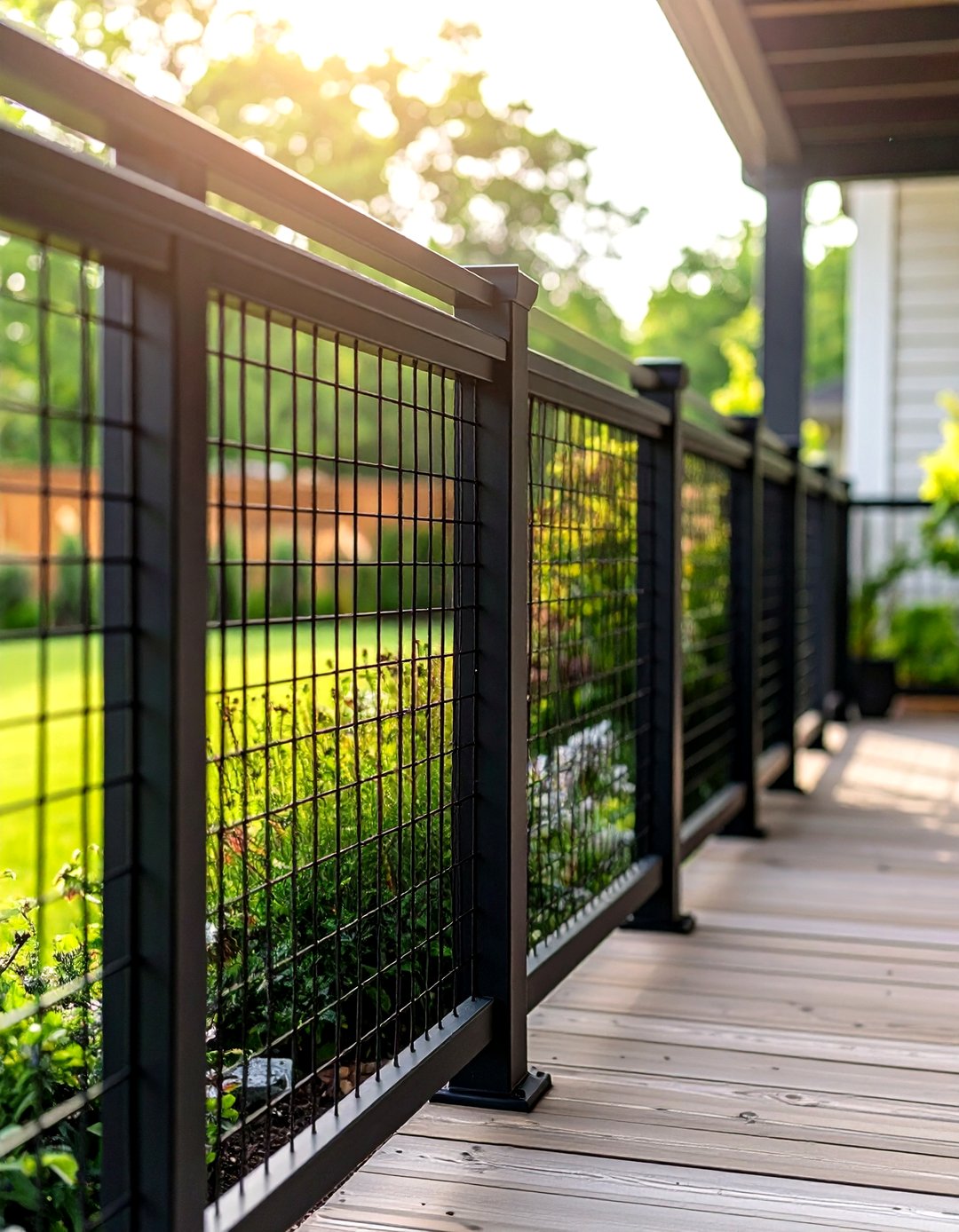 24 Black Deck Railing Ideas to Elevate Outdoor Spaces - Too Much Time