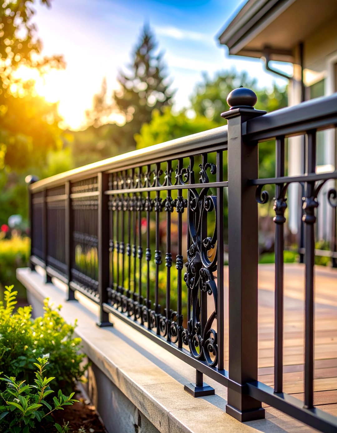 24 Black Deck Railing Ideas to Elevate Outdoor Spaces - Too Much Time