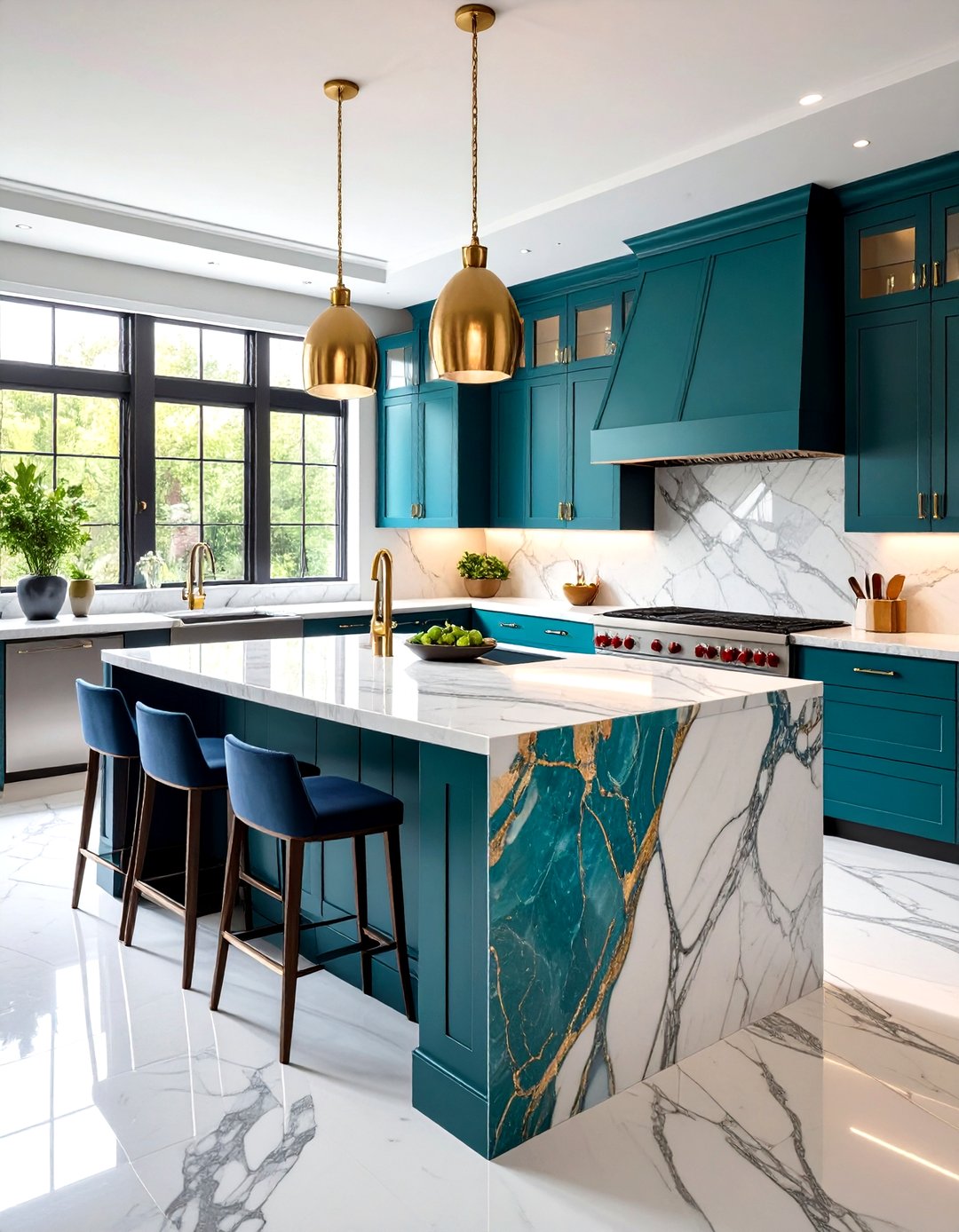 24 Marble Kitchen Island Ideas: Luxe Work Zones Chic - Too Much Time