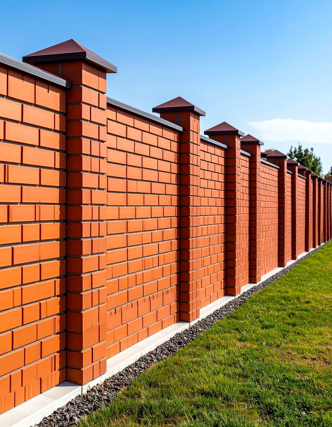 24 Brick Fence Ideas to Boost Curb Appeal and Privacy - Too Much Time