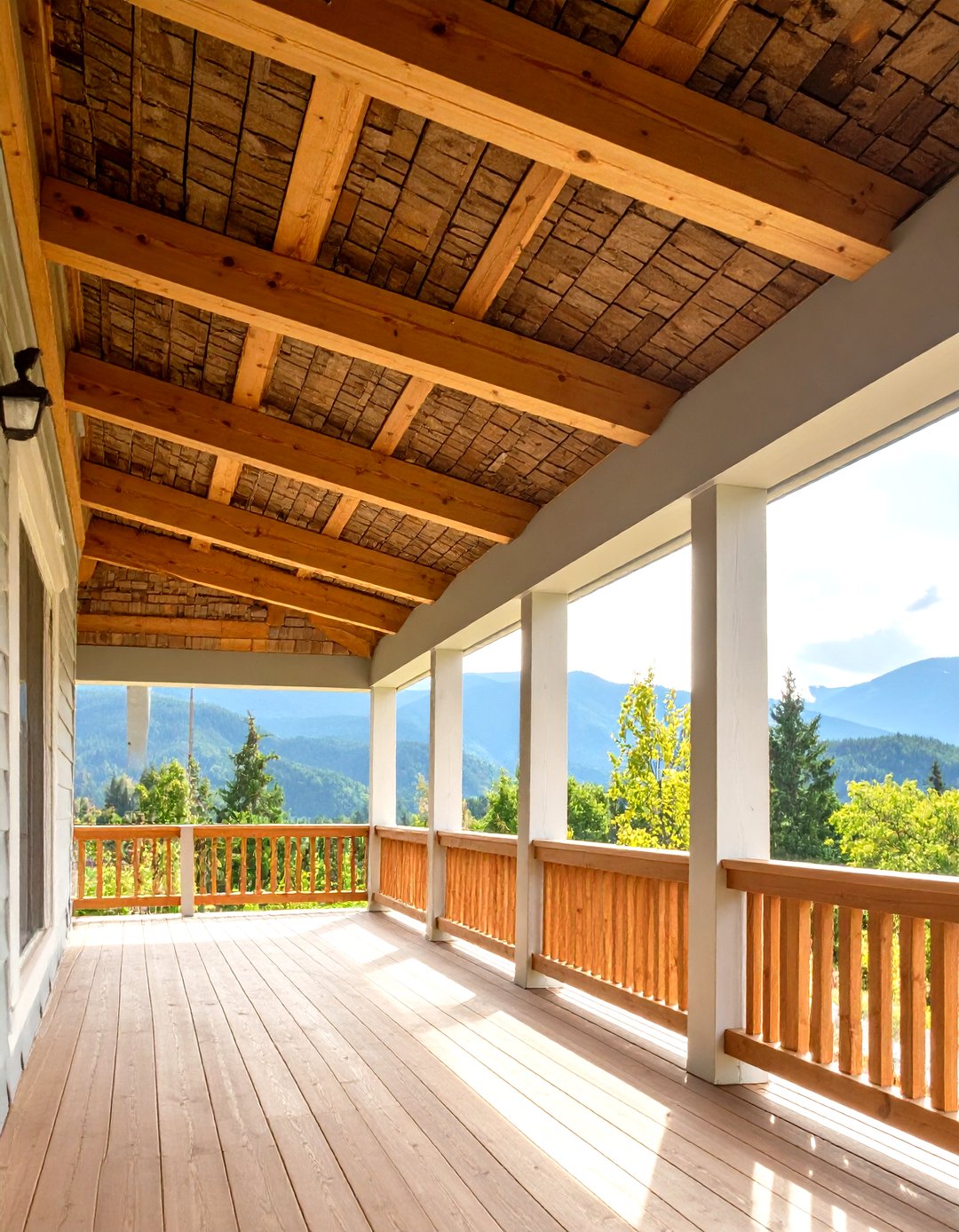 Picture of 24 Porch Ceiling Ideas: Ceiling Treatments and Finishes - Too Much Time