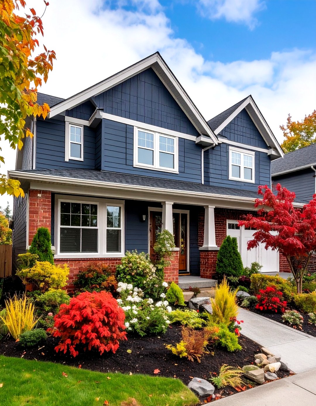 24 Vinyl Siding and Brick Combinations for Curb Appeal - Too Much Time