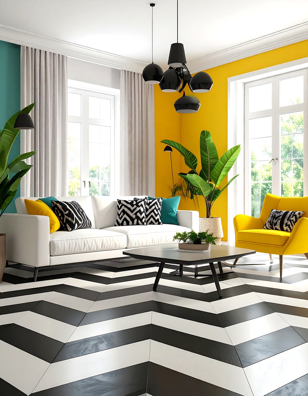 24 Painted Floor Ideas to Brighten Rooms with Color - Too Much Time