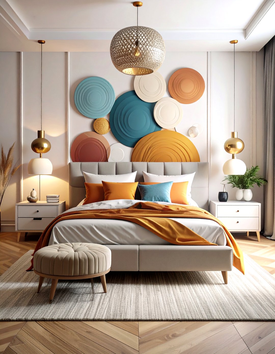 24 Geometric Accent Wall Ideas to Modernize Interiors - Too Much Time