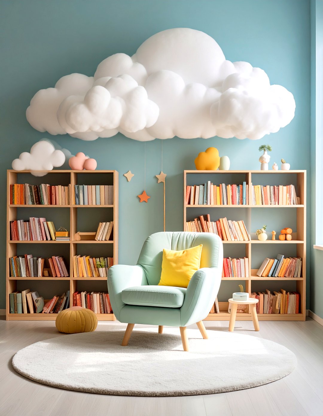 24 Cloud Themed Nursery Ideas for Dreamy Days Ahead - Too Much Time