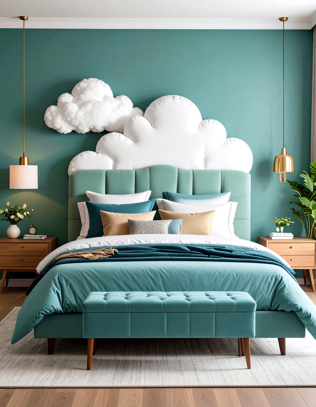 24 Cloud Themed Bedroom Ideas: Soft, Dreamy Interiors - Too Much Time