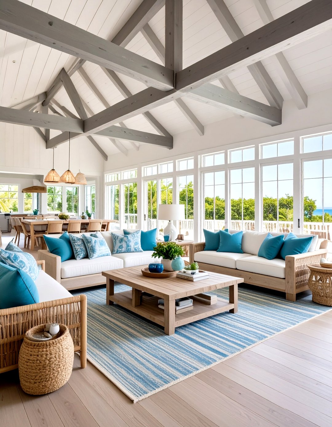 24 Exposed Beam Living Room Ideas for Cozy Open Layouts - Too Much Time