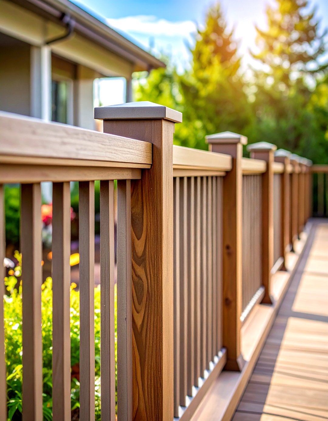 24 Deck Railing Ideas to Elevate Curb Appeal and Safety - Too Much Time