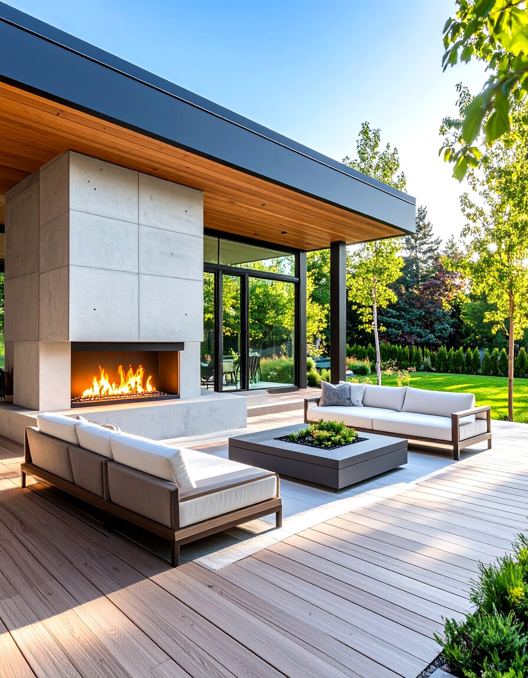 24 Covered Deck with Fireplace Ideas for Cozy Spaces - Too Much Time