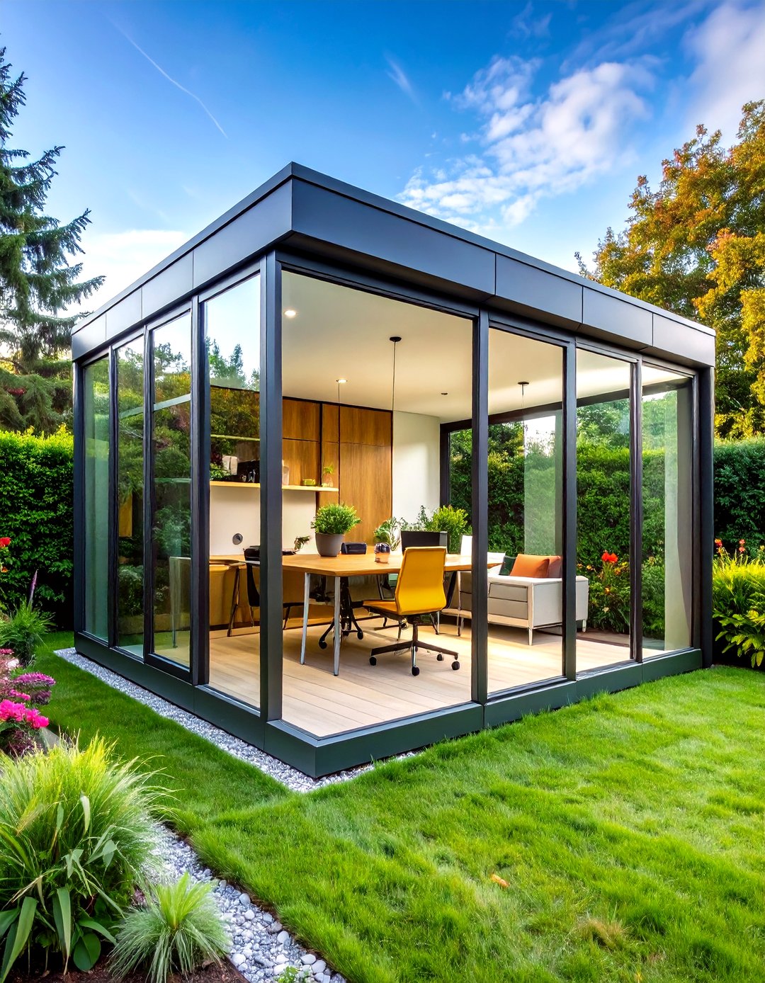 24 Garden Office Ideas: Create a Calm Outdoor Workspace - Too Much Time