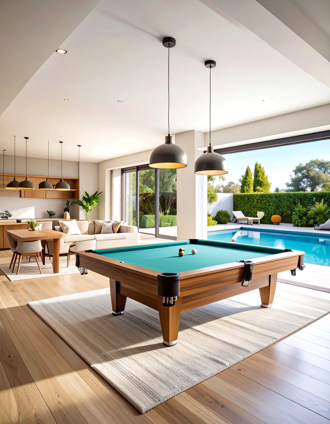 24 Pool Table Room Ideas to Elevate Game Night Decor - Too Much Time