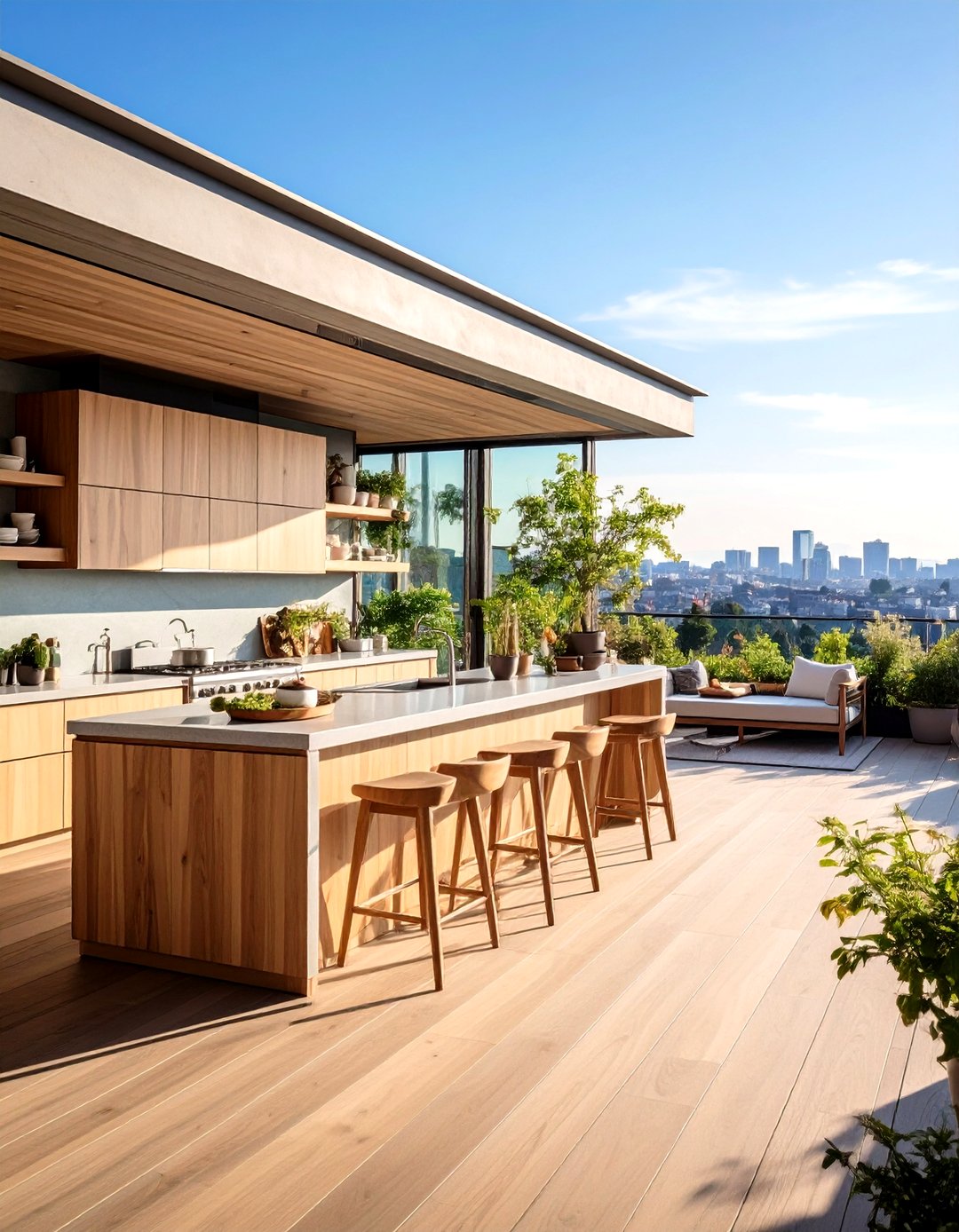 24 Rooftop Kitchen Ideas: Stylish Outdoor Spaces Today - Too Much Time