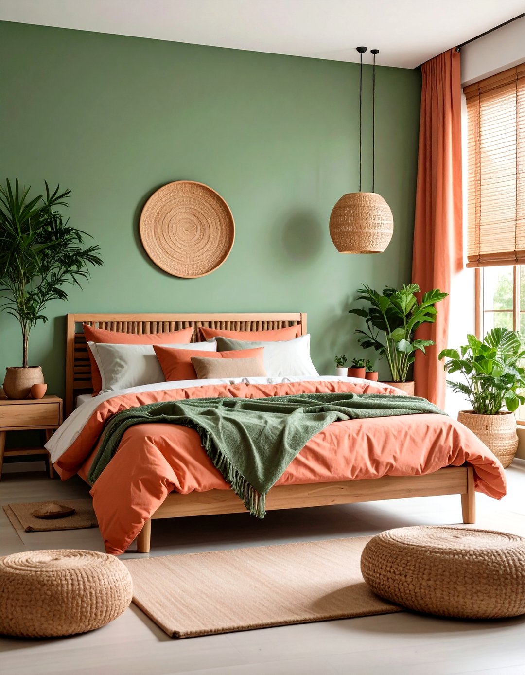 24 Coral Bedroom Ideas to Brighten Bedrooms with Color - Too Much Time