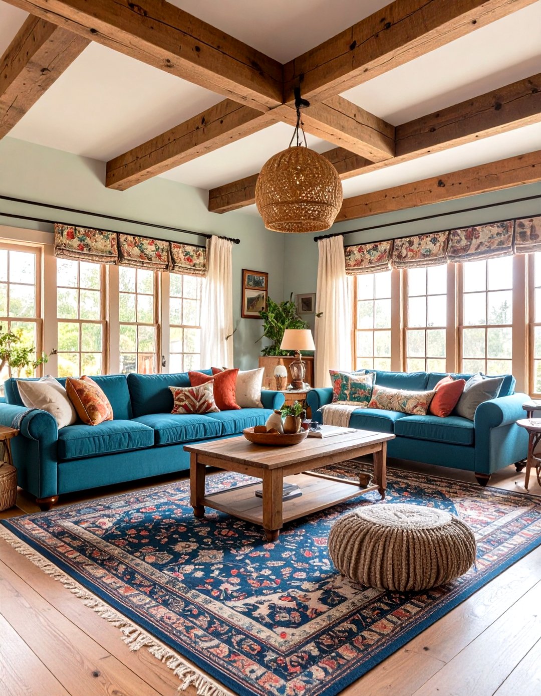 24 Exposed Beam Living Room Ideas for Cozy Open Layouts - Too Much Time