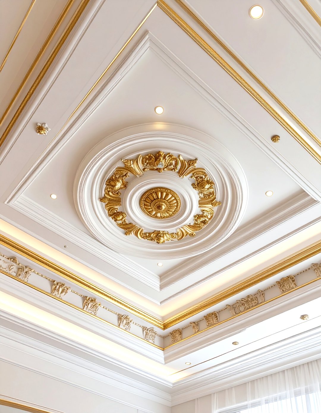 24 Ceiling Trim Ideas to Frame Rooms with Elegance - Too Much Time