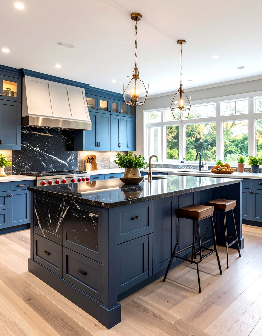 24 Waterfall Kitchen Island Ideas with Extra Seating - Too Much Time