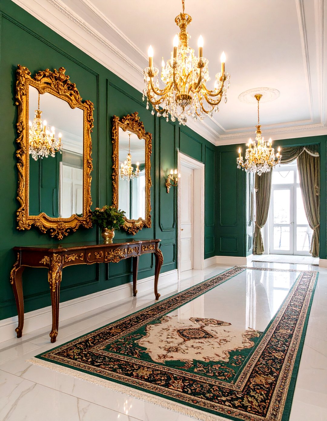 24 Green Hallway Ideas to Brighten Your Path Home - Too Much Time