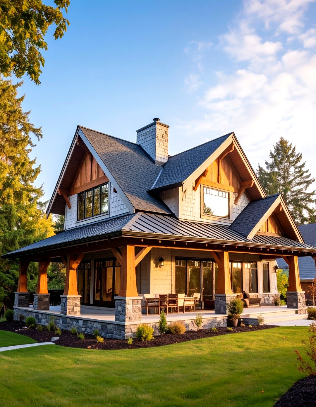 Trafter Styles 24 Craftsman Style House Exterior Ideas for Curb Appeal - Too Much Time
