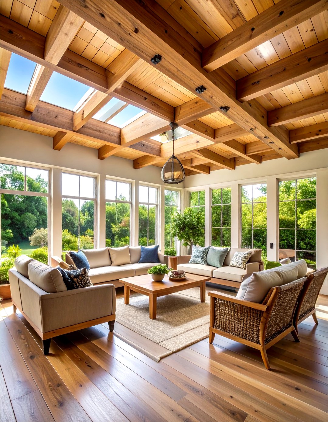 View of 24 Sunroom Ceiling Ideas for Bright, Stylish Overheads - Too Much Time