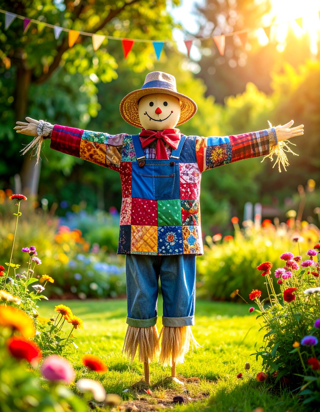 24 Garden Scarecrow Ideas: Whimsical Accents for Yards - Too Much Time