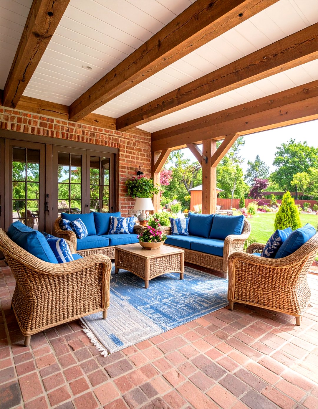 24 Brick Floor Sunroom Ideas for Bright, Cozy Spaces - Too Much Time