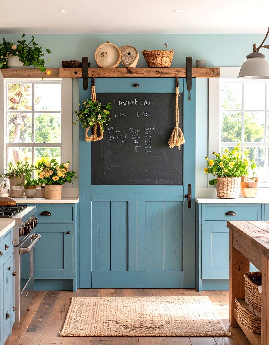 Curated visual reference: Farmhouse Kitchen Decor With Chalk Paint Reference: 24 Chalkboard Ideas For Classrooms And Kitchens