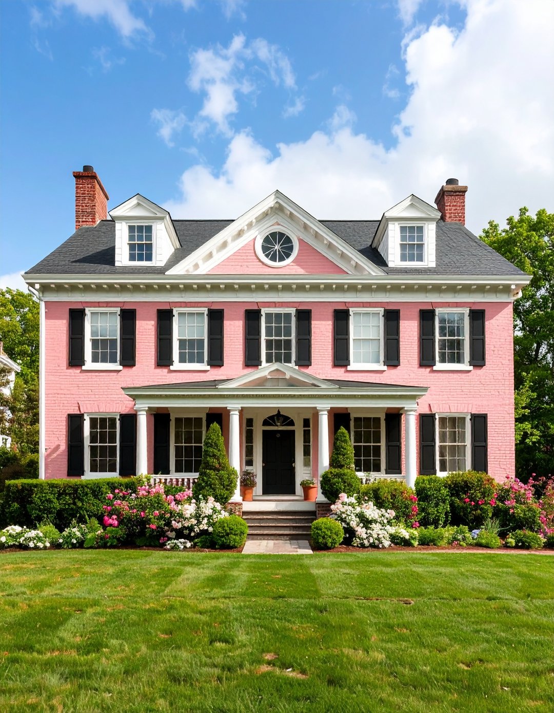 Pink House Cladding 24 Pink House Exterior Ideas for a Vibrant Curb Appeal - Too Much Time