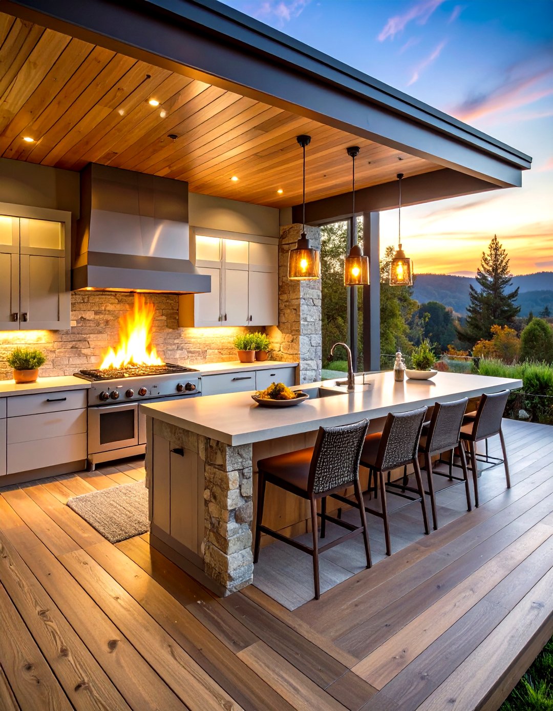 24 Outdoor Kitchen On Deck That Elevates Your Space - Too Much Time