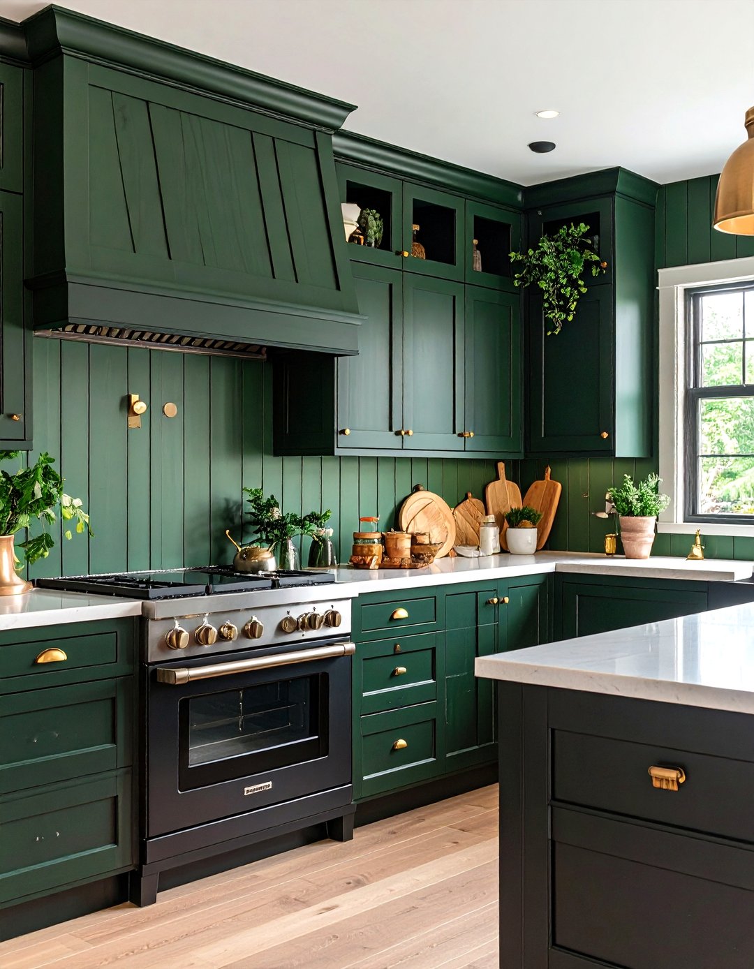 24 Black and Green Kitchen Ideas with Timeless Style - Too Much Time
