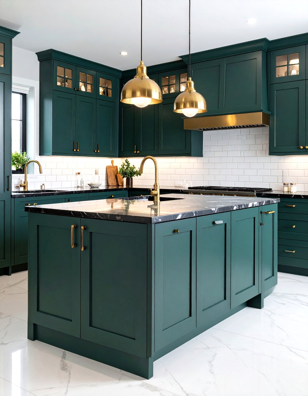 24 Black and Green Kitchen Ideas with Timeless Style - Too Much Time