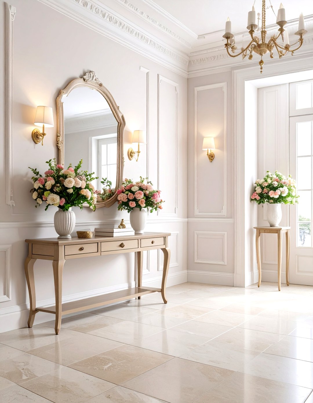 Snapshot of Interior Entry Design Ideas With Molded Estaalis French