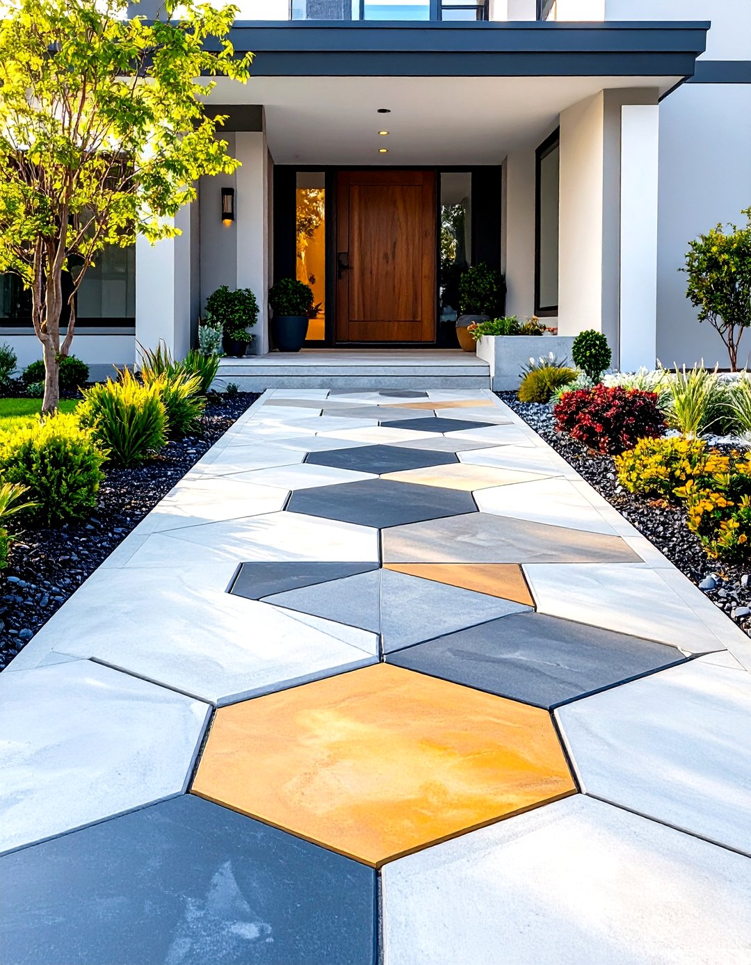 Picture Idea: 24 Concrete Driveway Ideas For Bold Curb Appeal Today