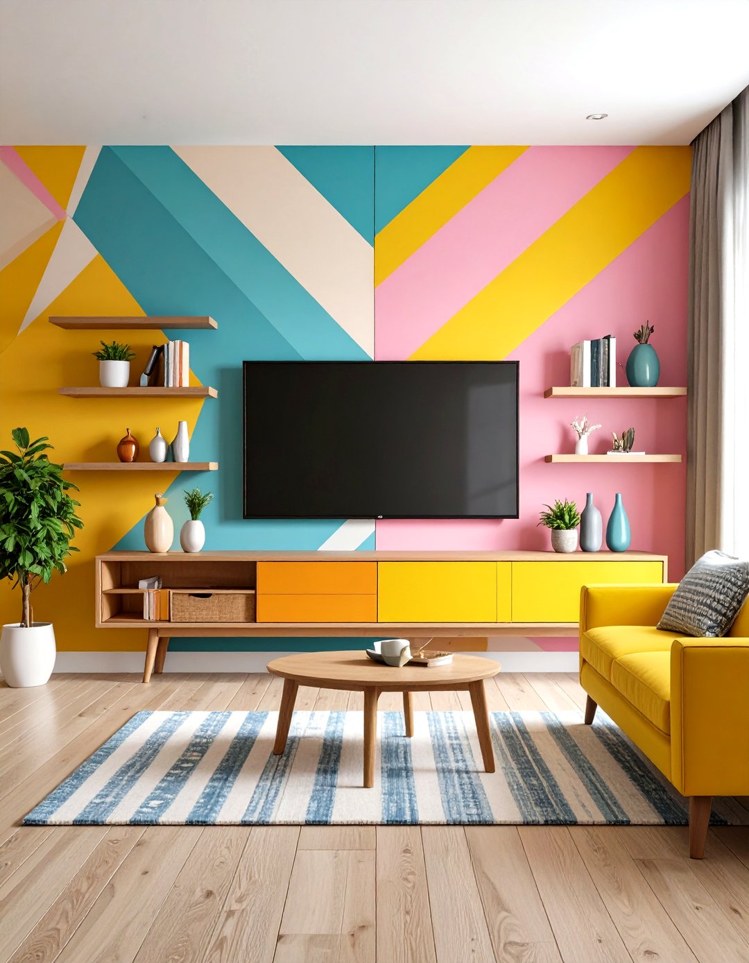 24 Tv Wall Ideas to Elevate Your Living Space Decor - Too Much Time