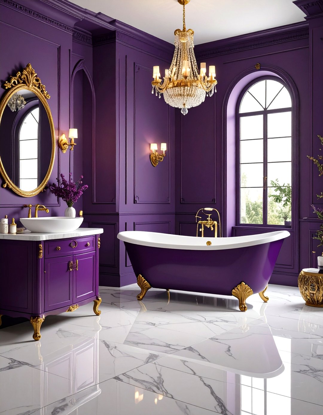 24 Gothic Bathroom Ideas: Dark Chic Retreats and Tones - Too Much Time