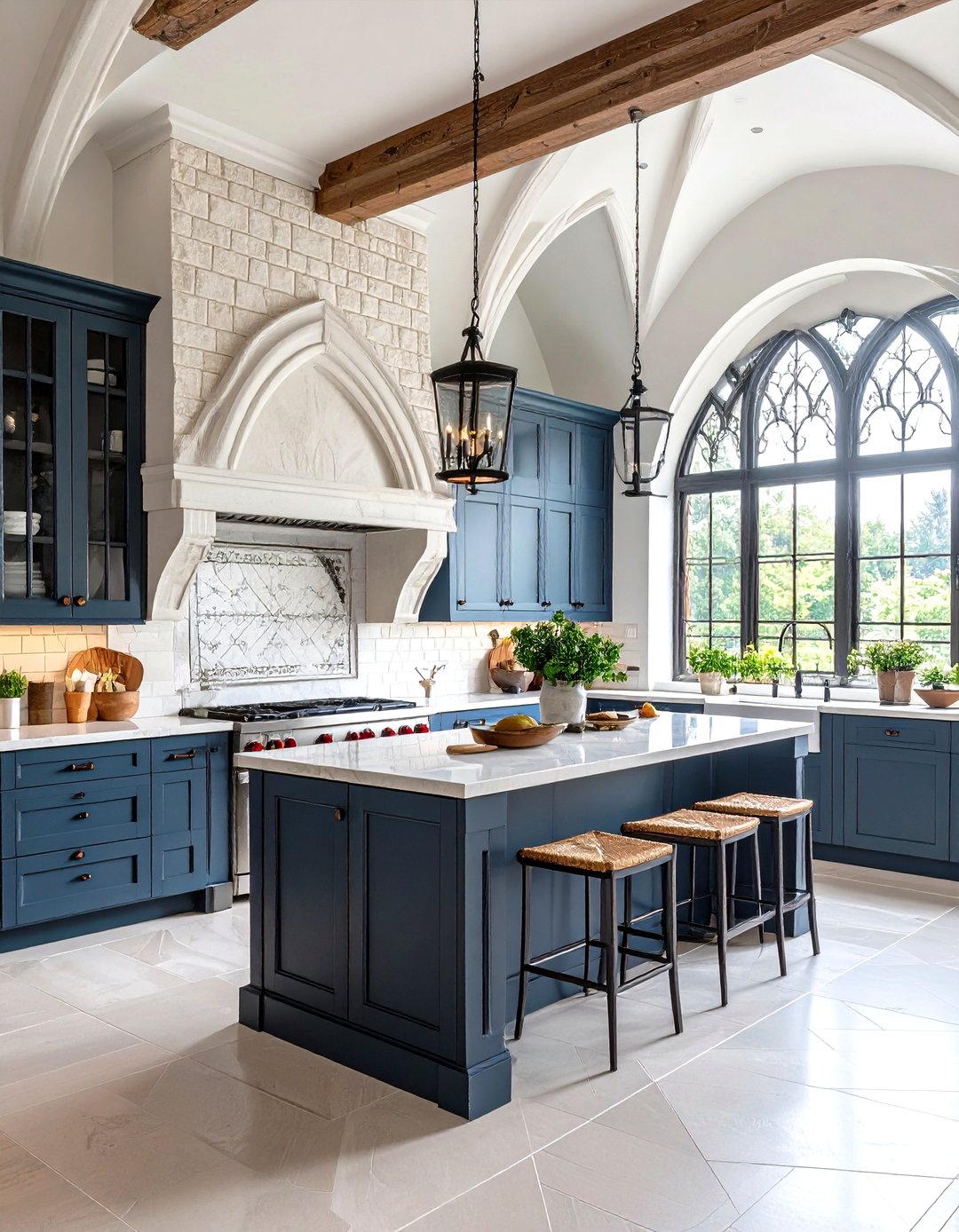 24 Kitchens with Fireplaces for Cozy Family Spaces - Too Much Time