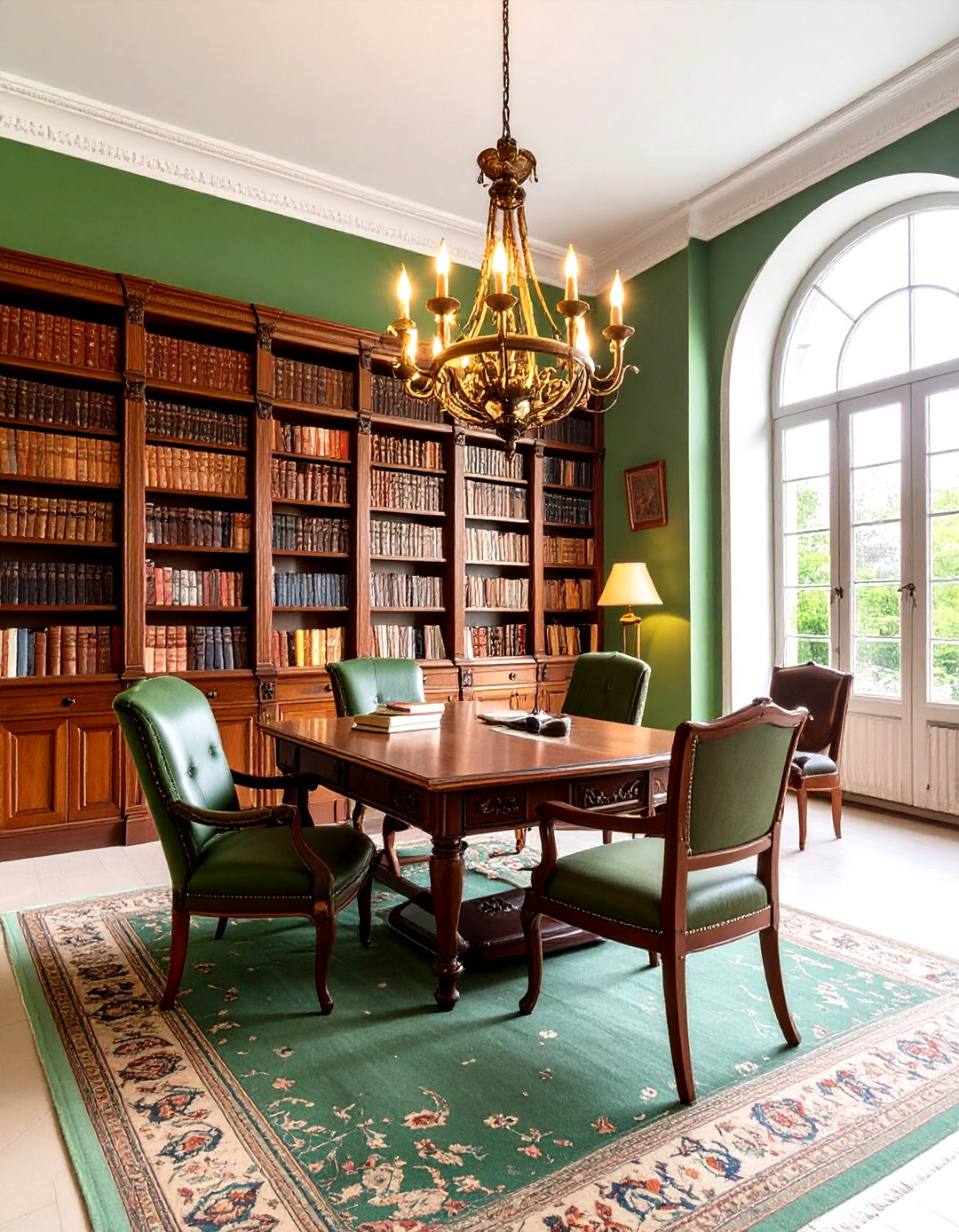 24 Dark Green Home Library Ideas and Inspiration Today. - Too Much Time