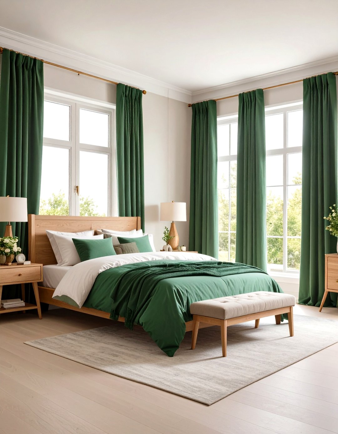 5 Window Coverings that Complement Green Interiors