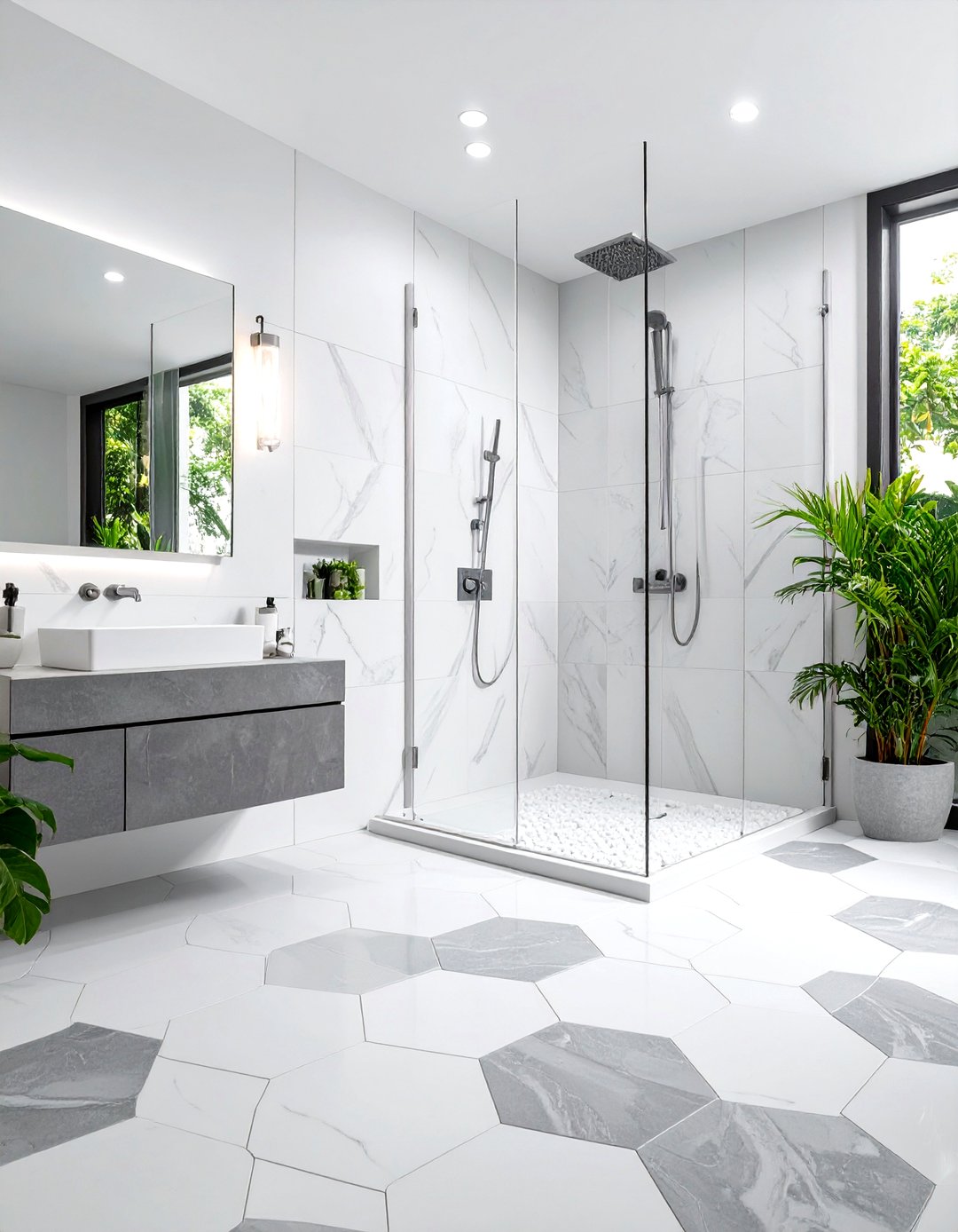 24 Shower Floor Tile Ideas for Slip Resistance Indoors - Too Much Time