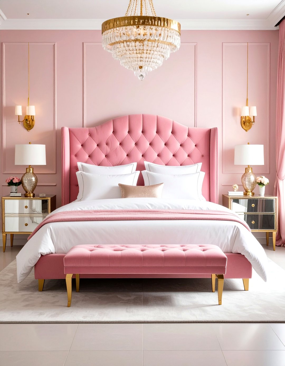 24 Hot Pink Bedroom Ideas: Bold, Playful Decor for Room - Too Much Time