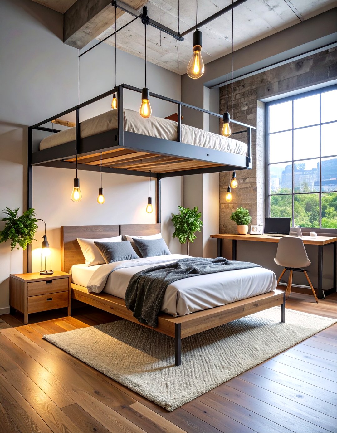 Snapshot of Industrial Loft Apartment Baby Room Nook Design