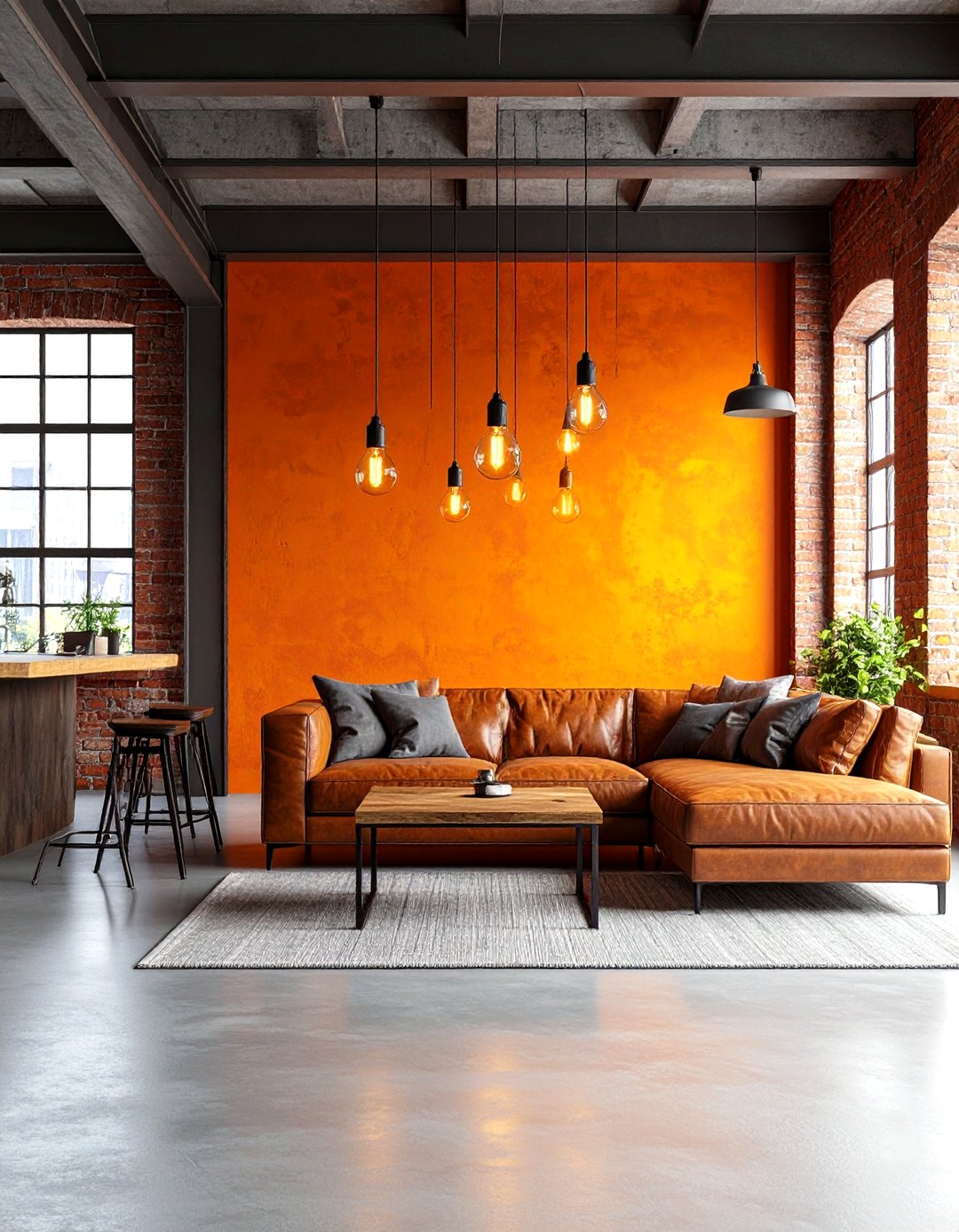 Curated visual reference: Visual Reference: 24 Orange Accent Wall Ideas For Bold Color Schemes