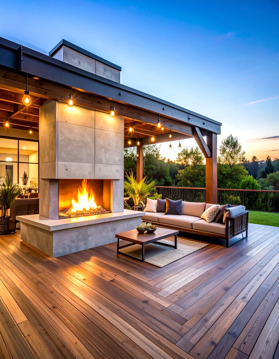 24 Covered Deck with Fireplace Ideas for Cozy Spaces - Too Much Time