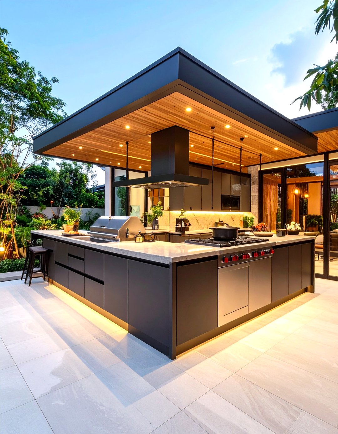 24 L Shaped Outdoor Kitchen Ideas: Clever Layouts Today - Too Much Time
